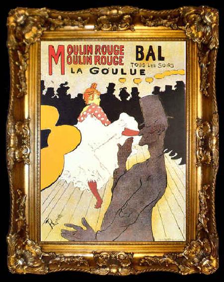 framed   Henri  Toulouse-Lautrec Moulin Rouge, ta009-2